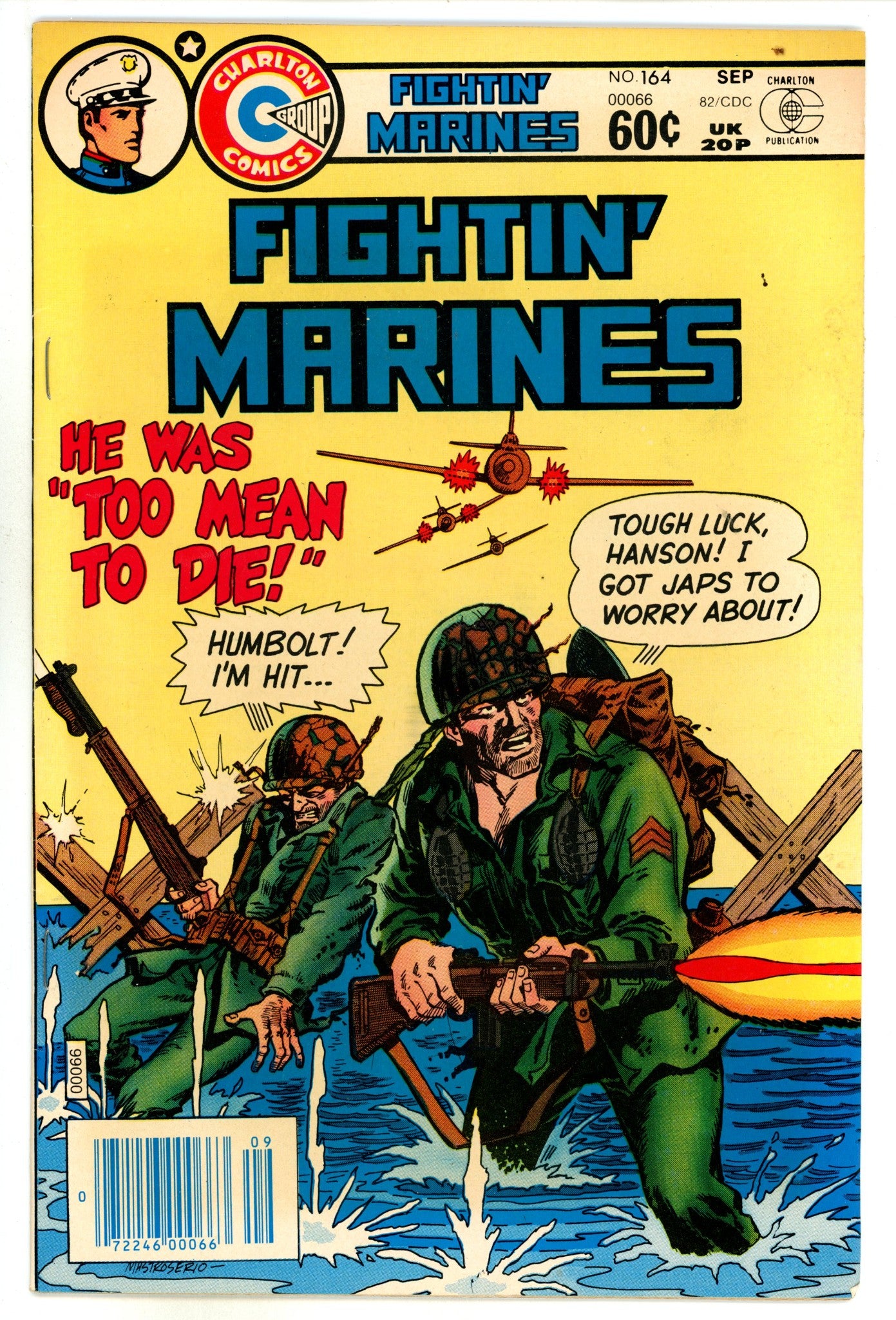 Fightin' Marines 164 FN/VF (7.0) (1982) 