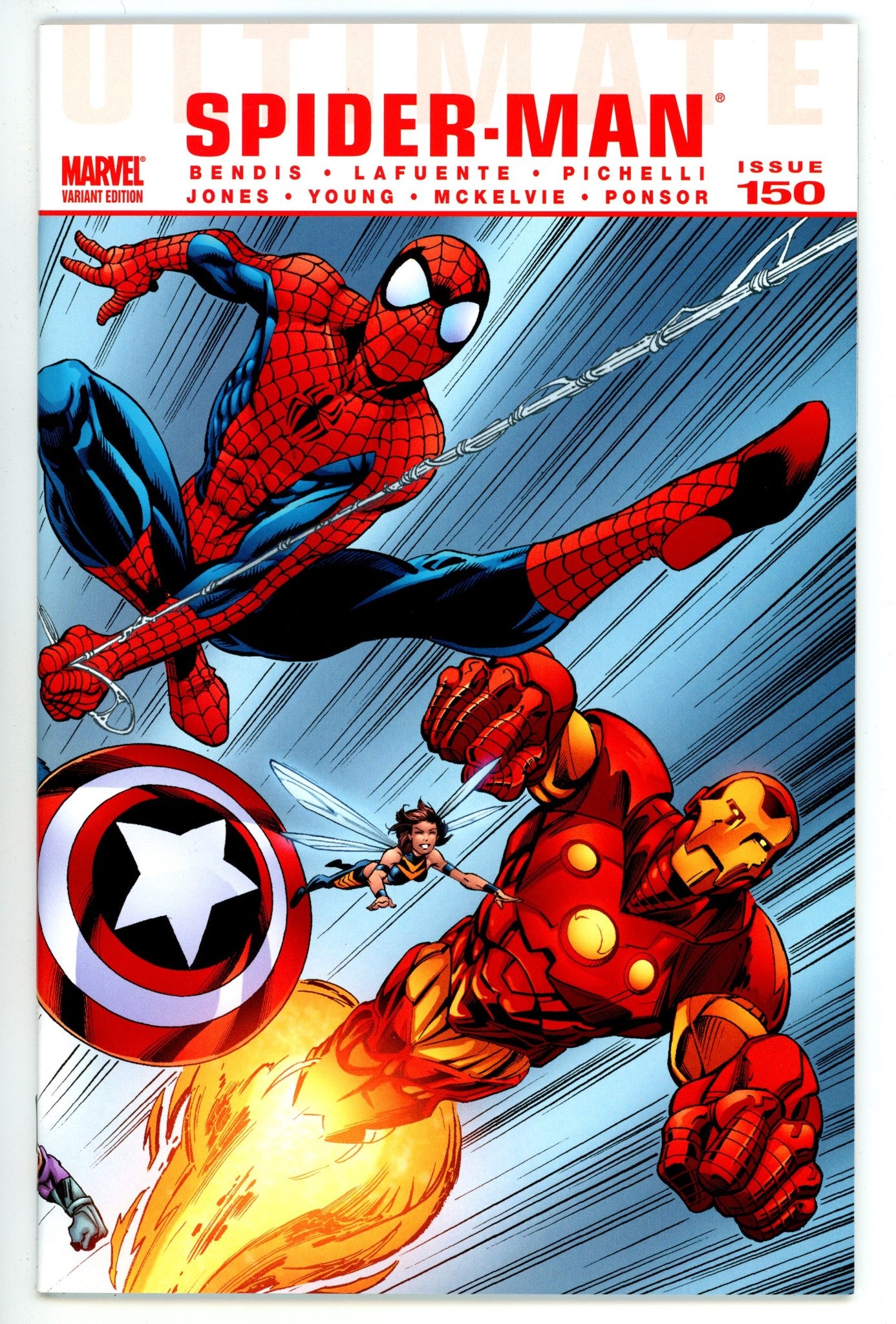 Ultimate Comics Spider-Man Vol 1 150 NM- (9.2) (2011) Bagley Incentive Variant 
