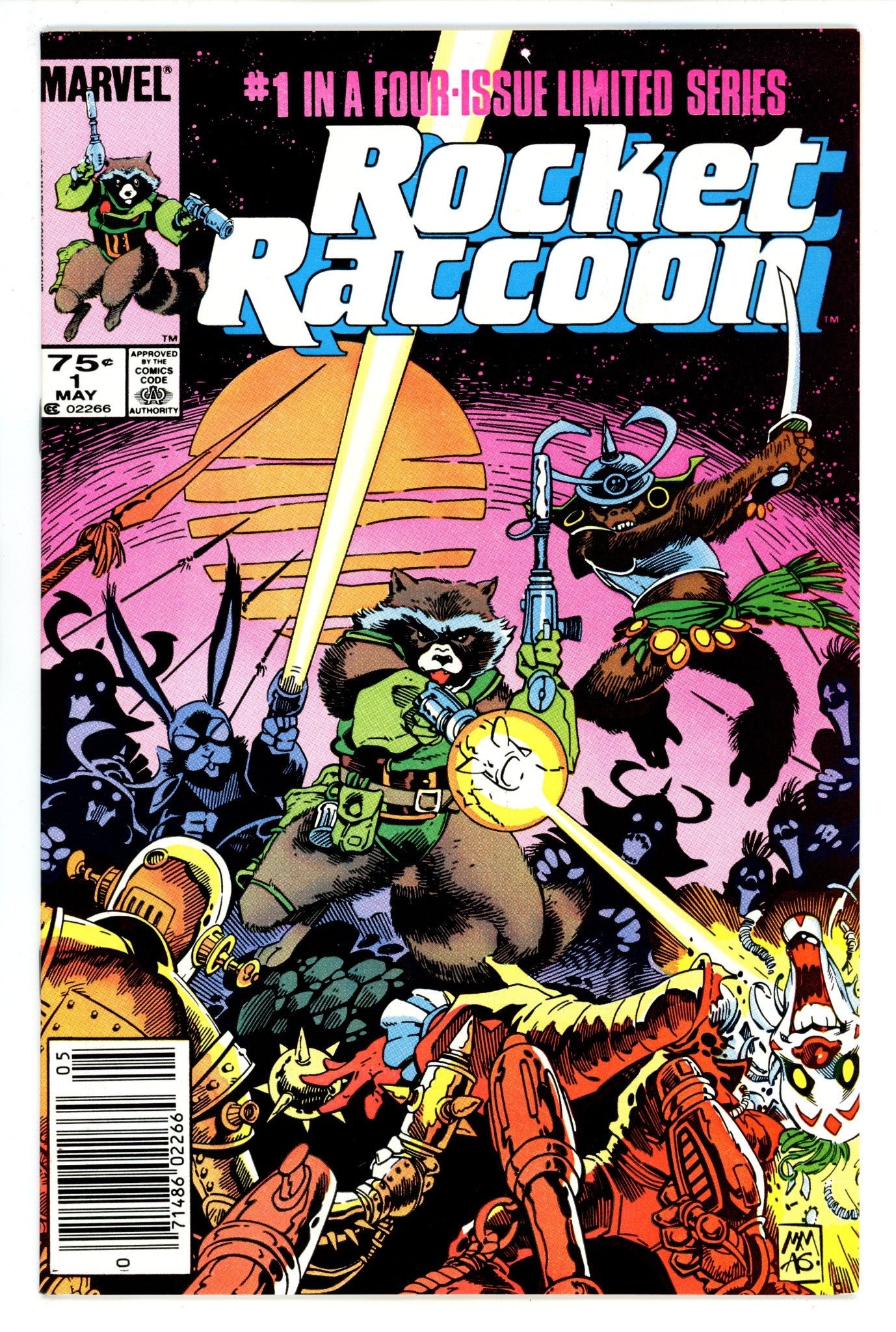 Rocket Raccoon Vol 1 1 VF+ (8.5) (1985) Newsstand 