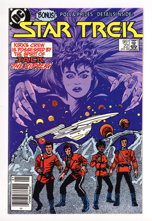 Star Trek Vol 1 22 NM- (9.2) (1986) Canadian Price Variant 