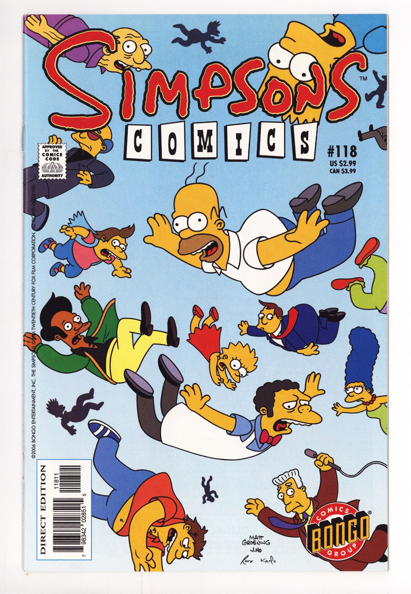 Simpsons Comics 118 High Grade (2006) 