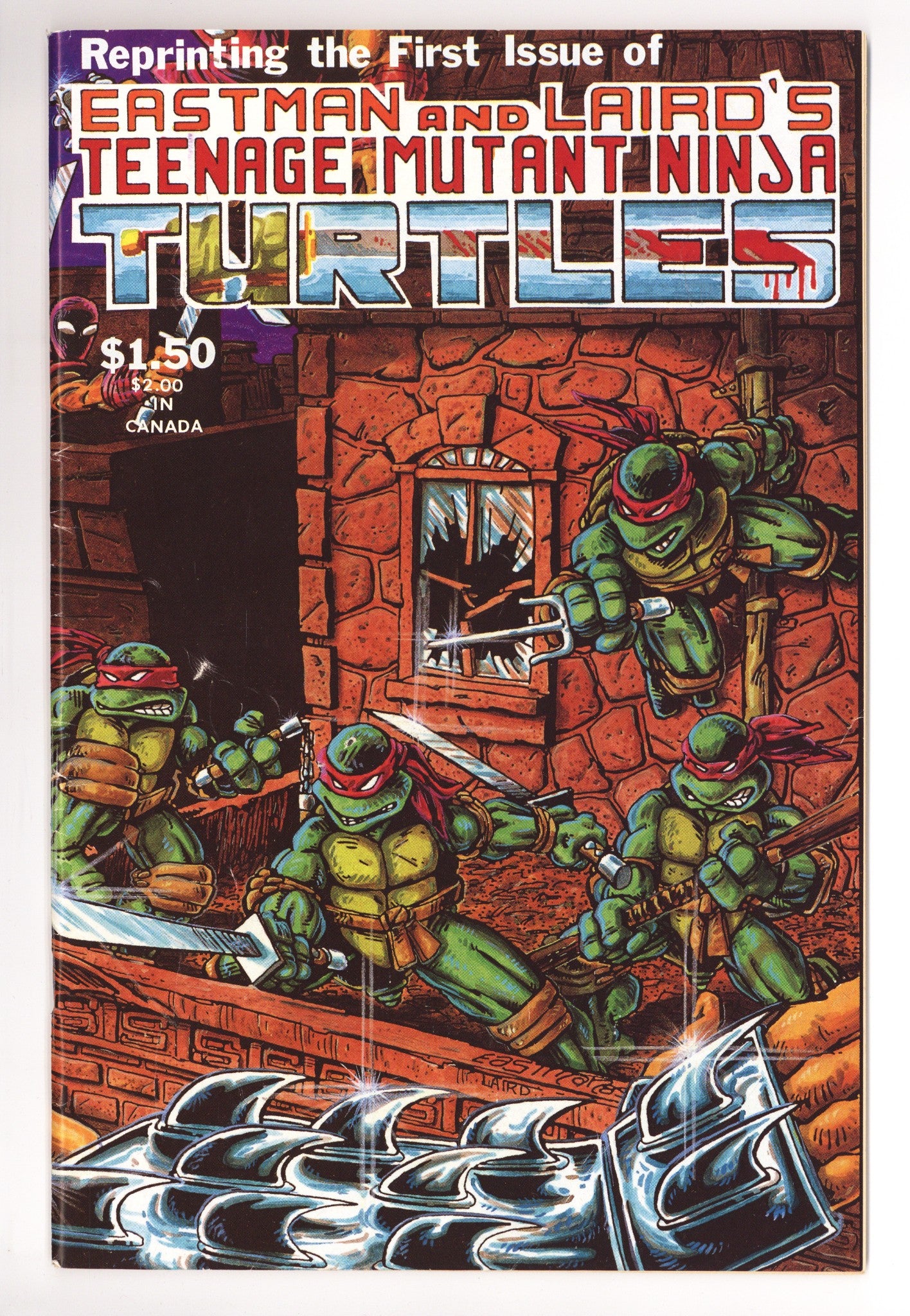 Teenage Mutant Ninja Turtles Vol 1 1 VF/NM (9.0) (1985) 4th Print 