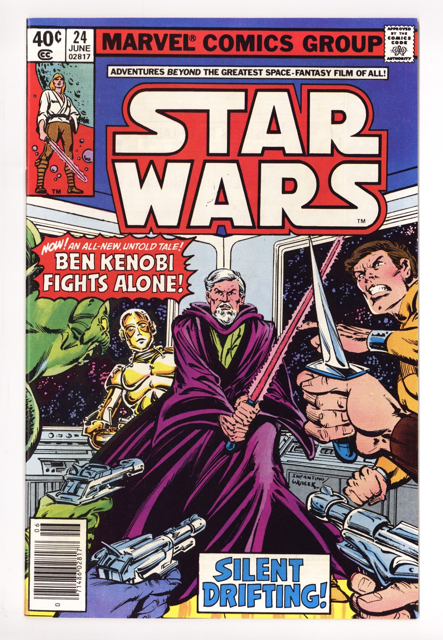 Star Wars Vol 1 24 NM- (9.2) (1979) Newsstand 