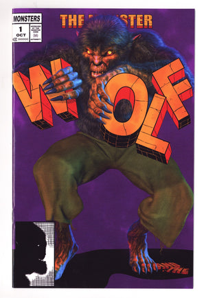 The Monster and The Wolf   1  NM (9.4) /210  (2025) Spears Homage   Exclusive Variant  Signed x1 Back Cover Mark Spears