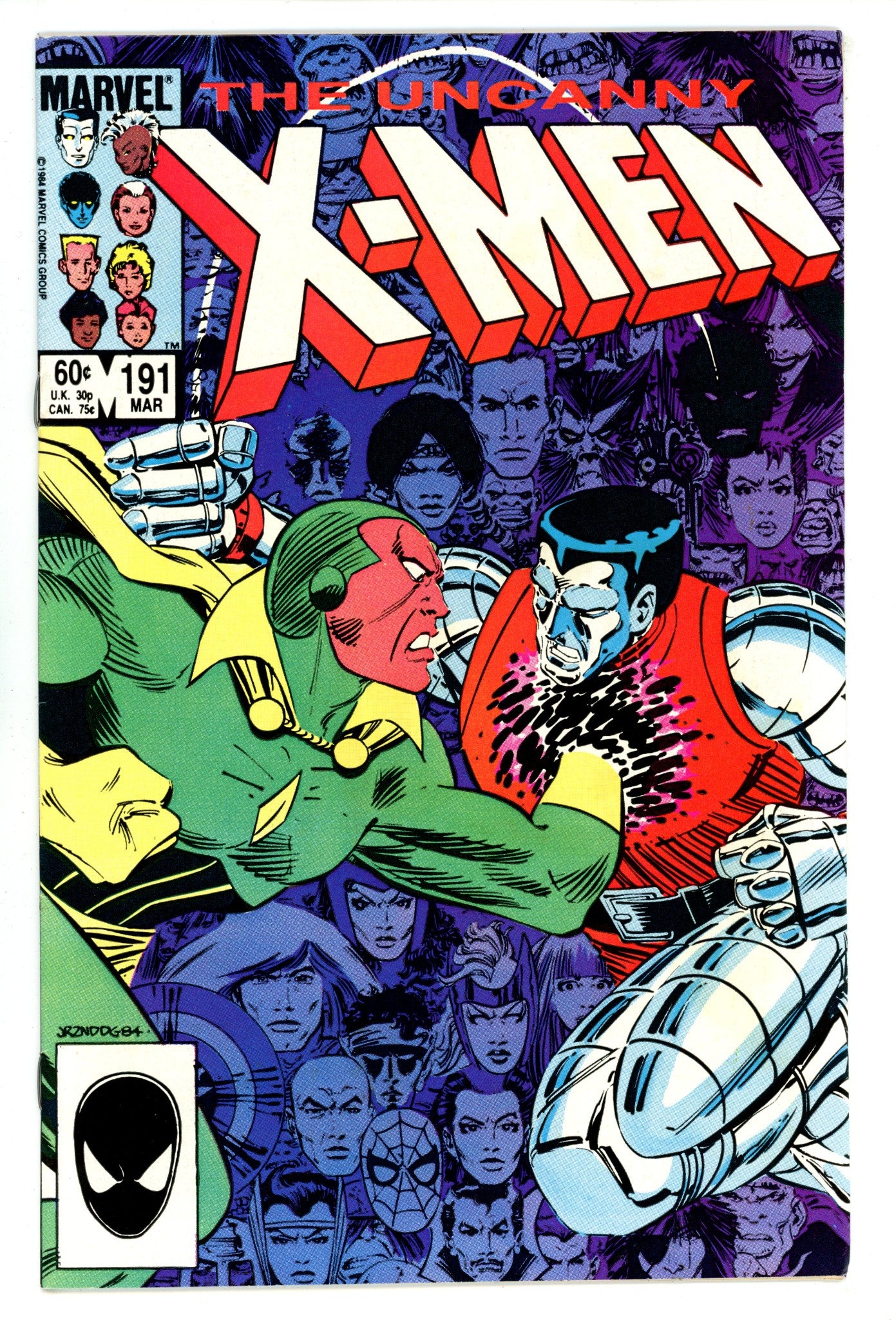 The Uncanny X-Men Vol 1 191  VF+ (8.5)   (1985)        