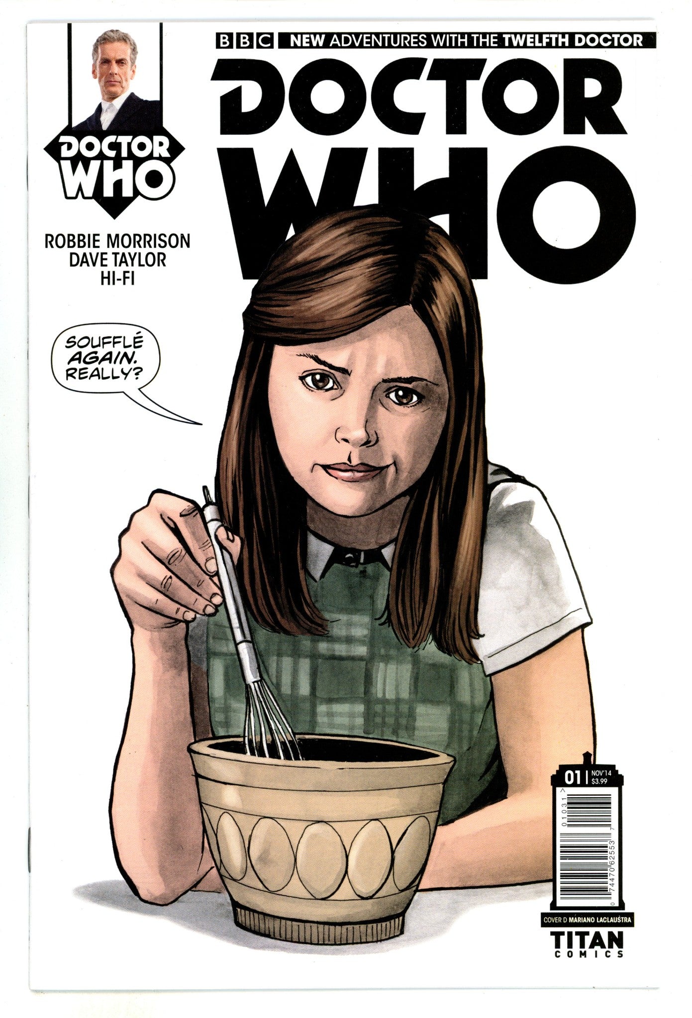 Doctor Who: The Twelfth Doctor 1 High Grade (2014) Laclaustra Variant 