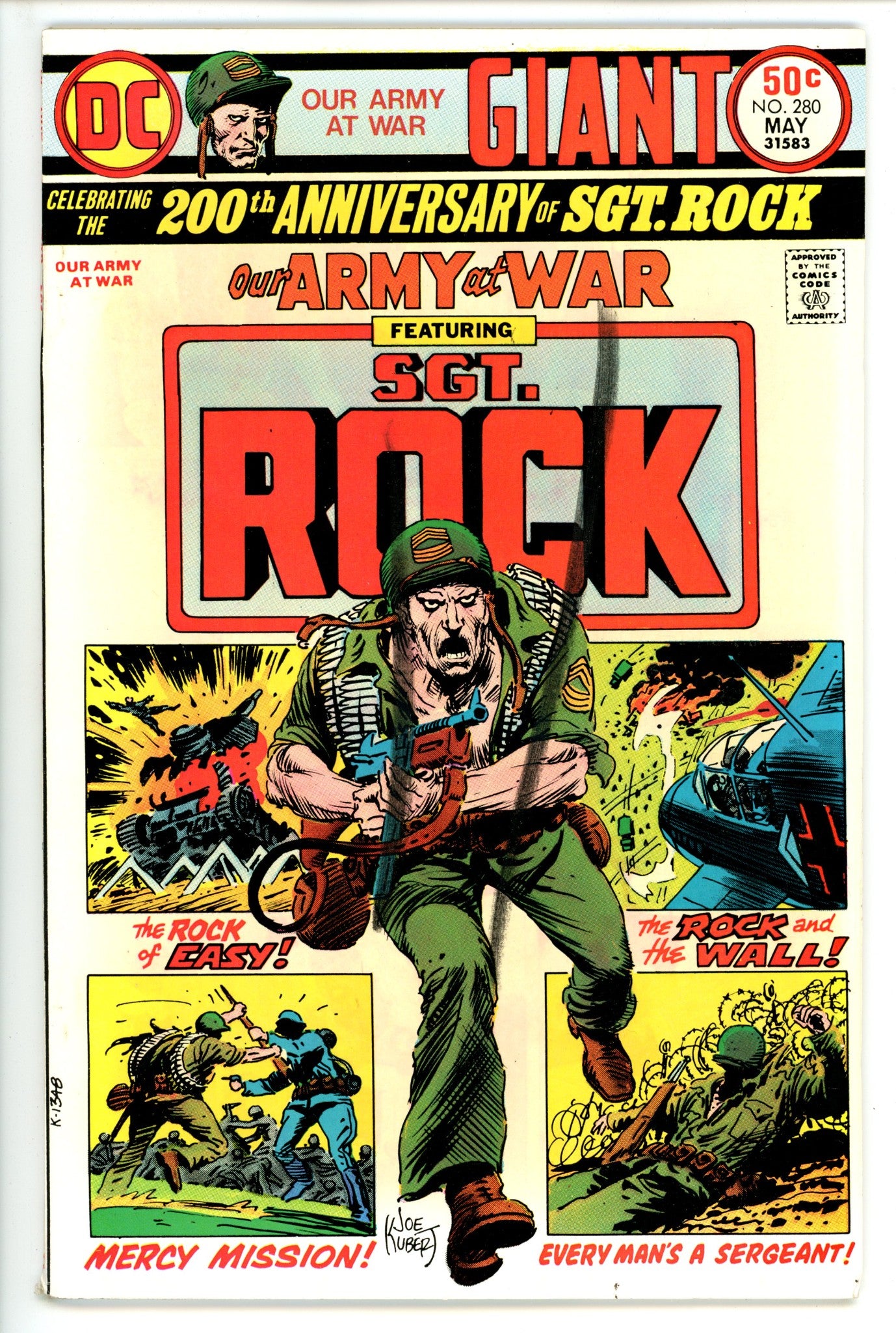 Our Army at War Vol 1 280 FN- (5.5) (1975) 