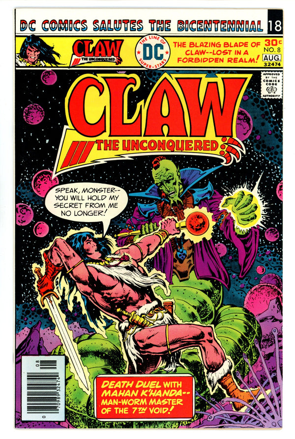Claw the Unconquered Vol 1 8 NM- (9.2) (1976)
