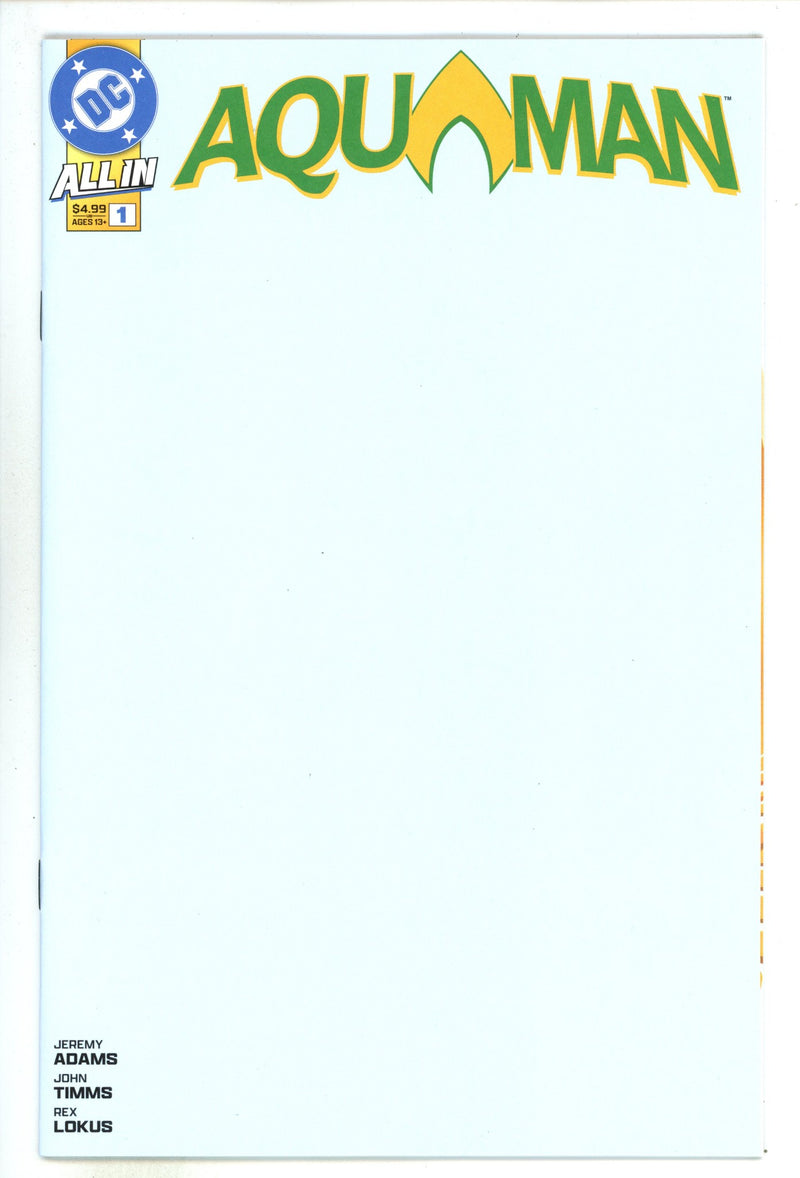 Aquaman Vol 9 1 Blank Variant (2025)