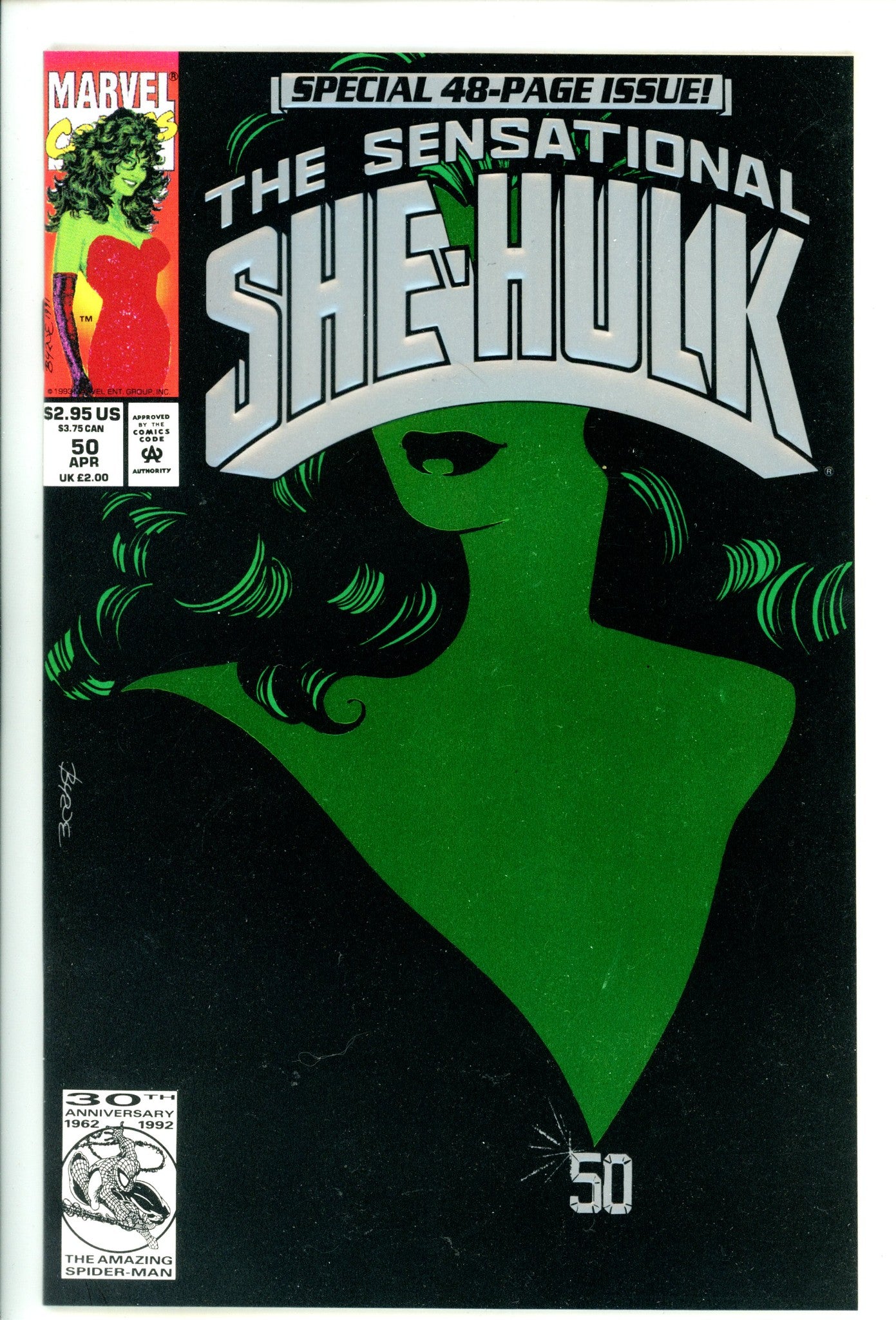 The Sensational She-Hulk 50 NM- (9.2) (1993) 