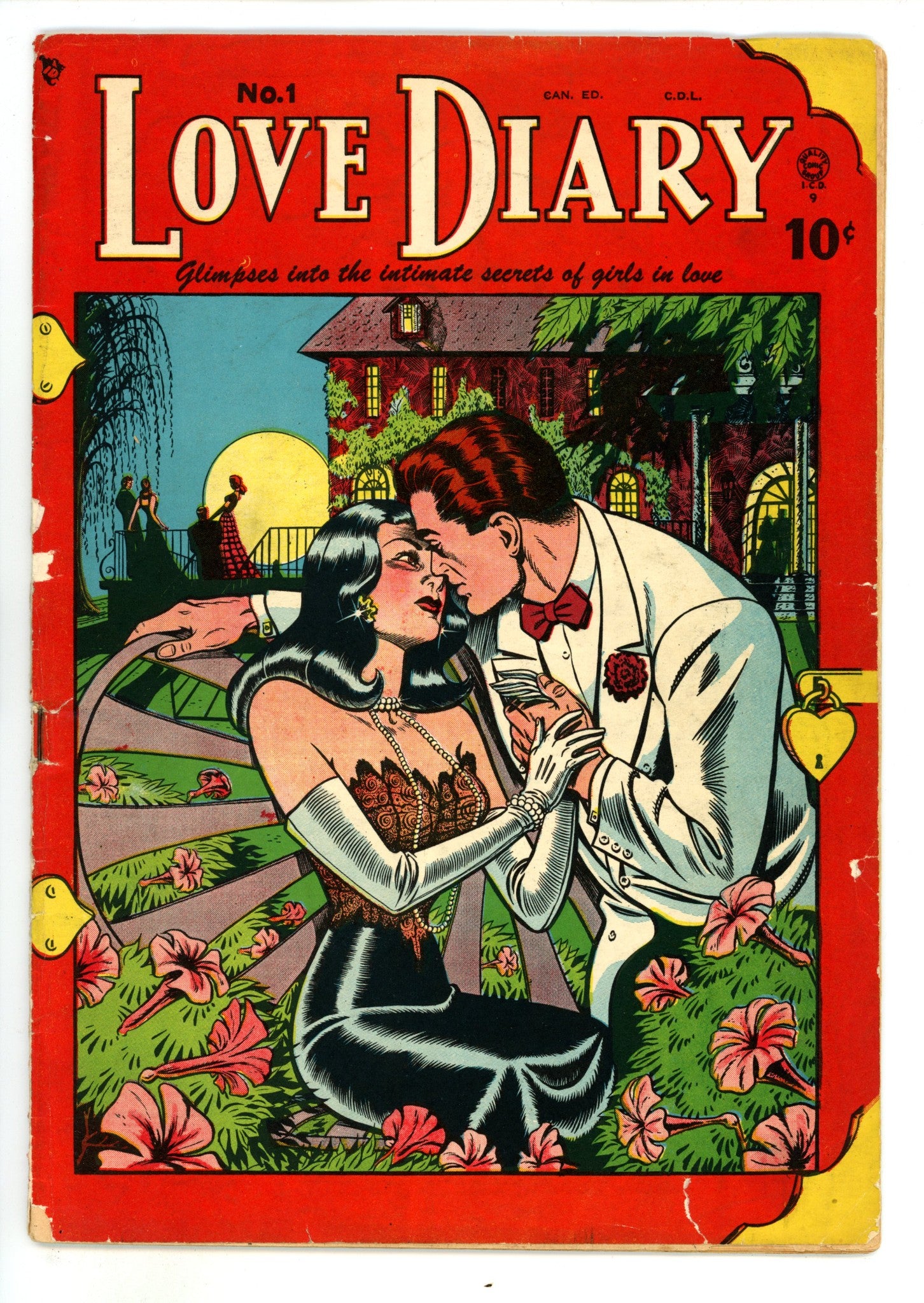 Love Diary 1 VG (4.0) (1949) Canadian Edition 