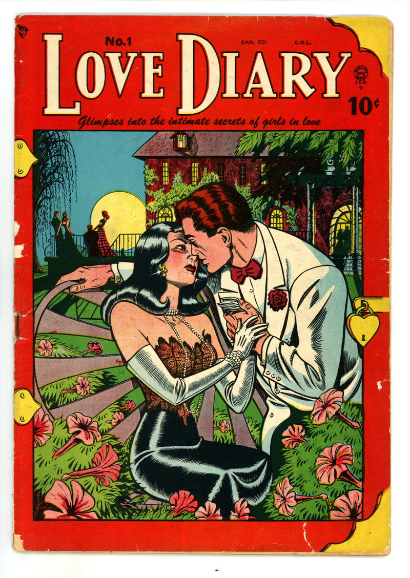 Love Diary 1 VG (4.0) (1949) Canadian Edition 