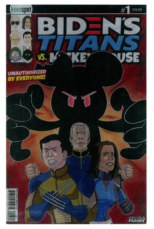 Bidens Titans Vs Mickey Mouse (Unauth) 1 Remulac Foil Flip Variant (2024)