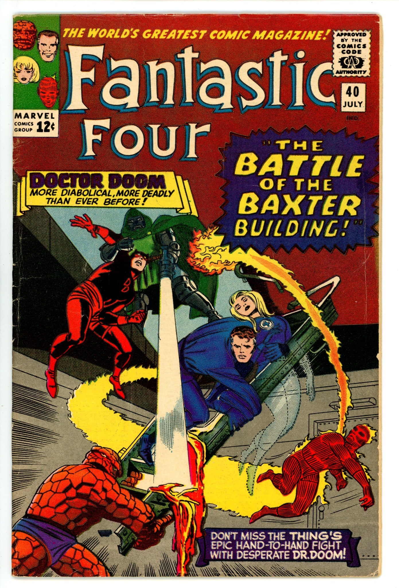 Fantastic Four Vol 1 40  VG/FN (5.0)   (1965)        