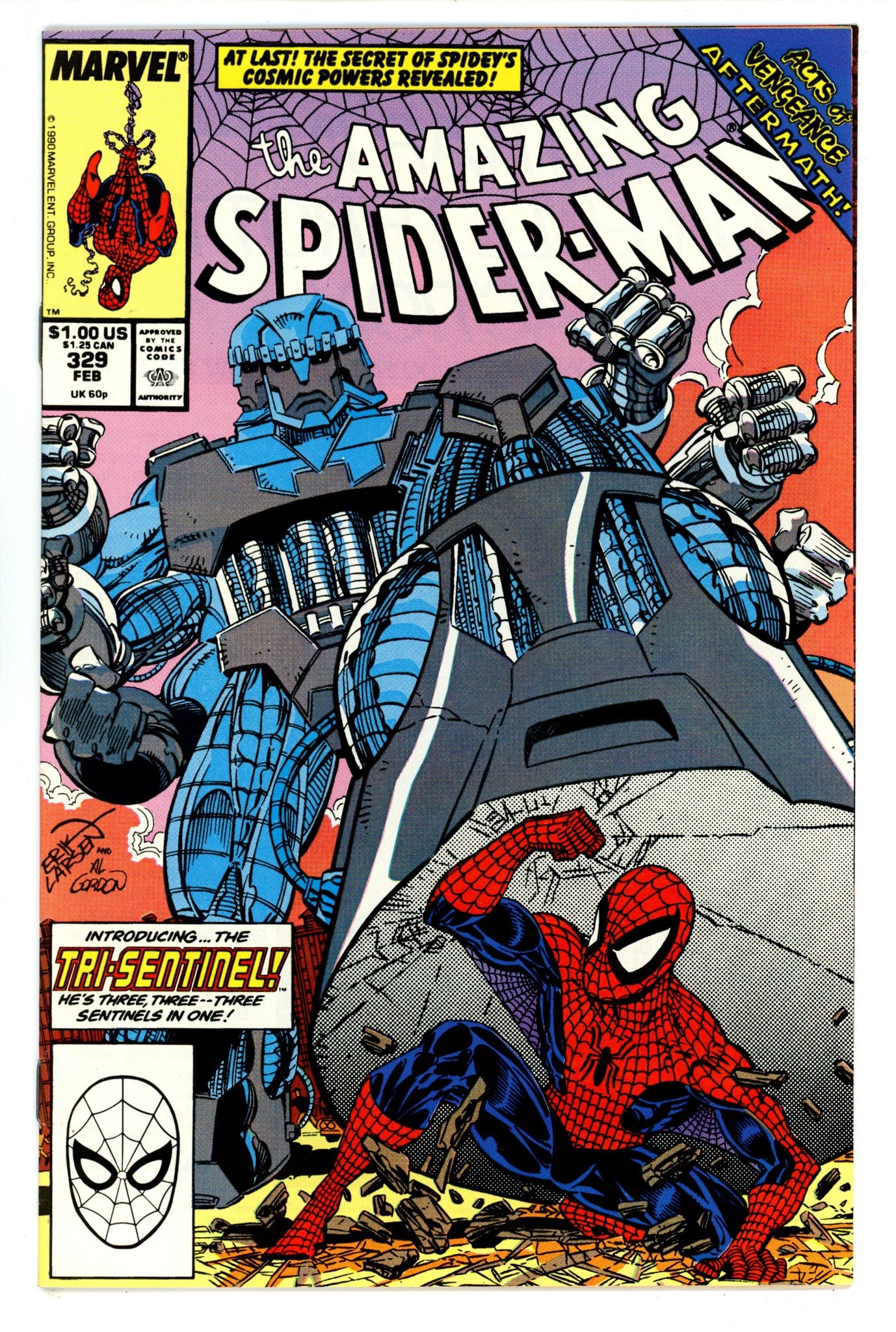 The Amazing Spider-Man Vol 1 329 VF+ (8.5) (1990) 