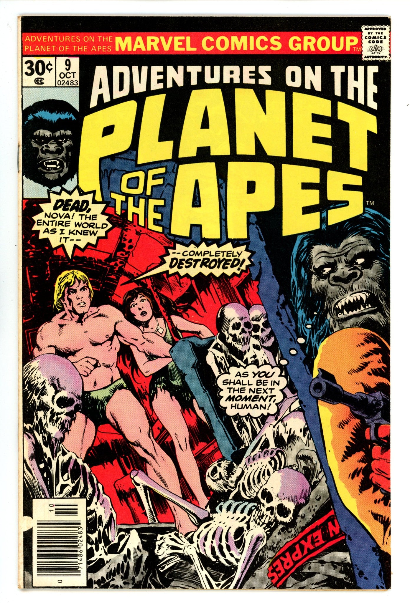 Adventures on the Planet of the Apes 9 FN+ (6.5) (1976)