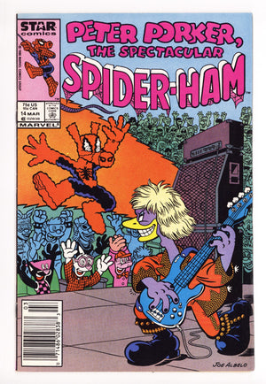 Peter Porker, the Spectacular Spider-Ham 14 VF- (7.5) (1987) Newsstand 