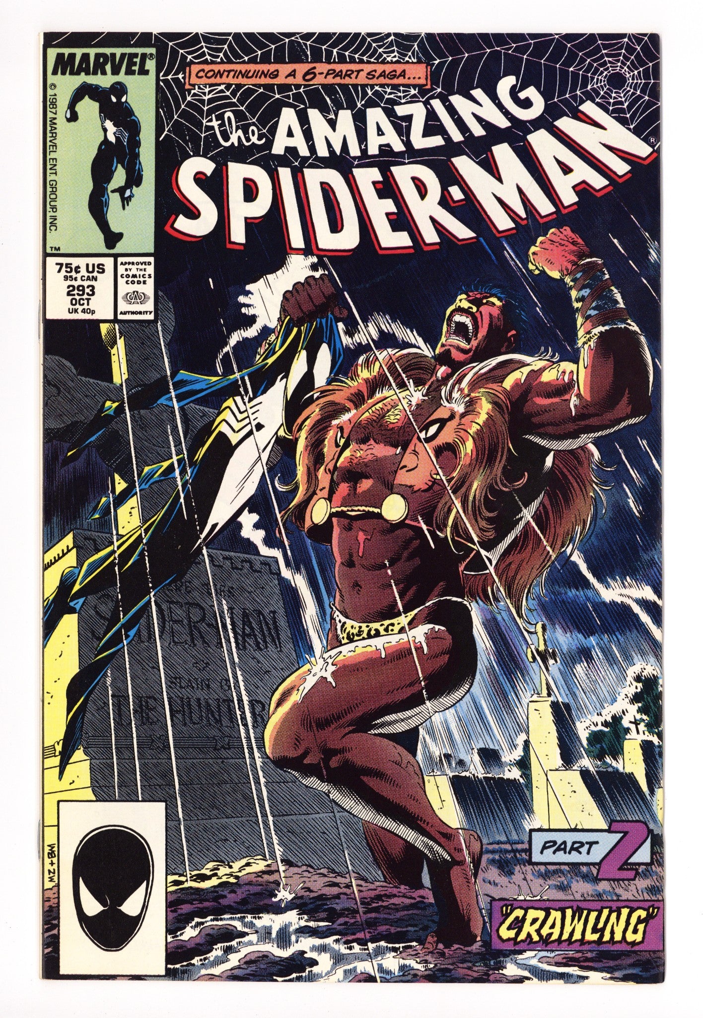 The Amazing Spider-Man Vol 1 293 VF+ (8.5) (1987) 