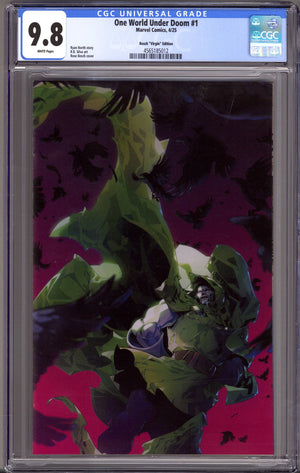 One World Under Doom 1 CGC 9.8 (NM/M) (2025) Besch Virgin Incentive Variant
