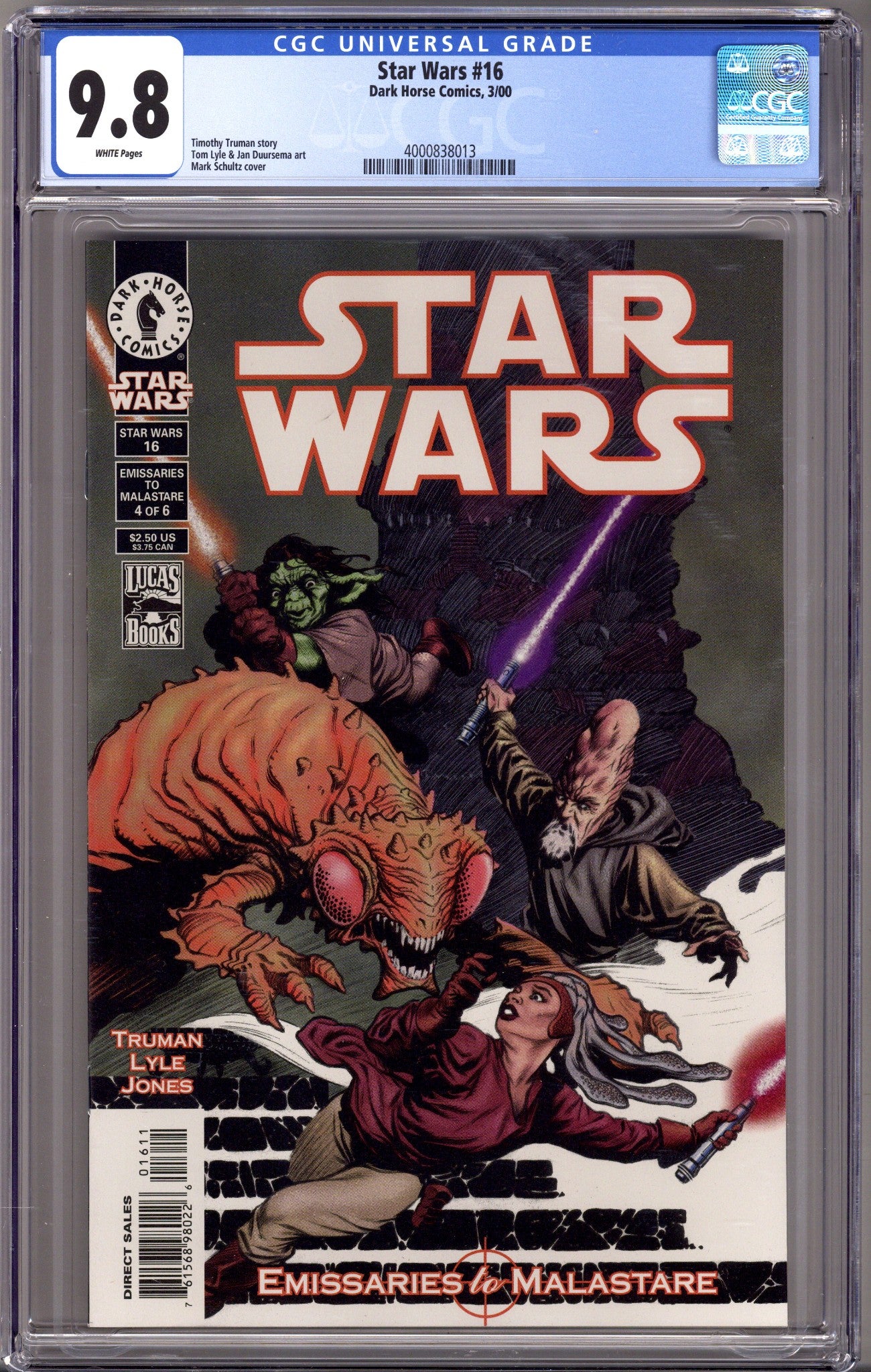 Star Wars Vol 1 16 CGC 9.8 (NM/M) (2000) 