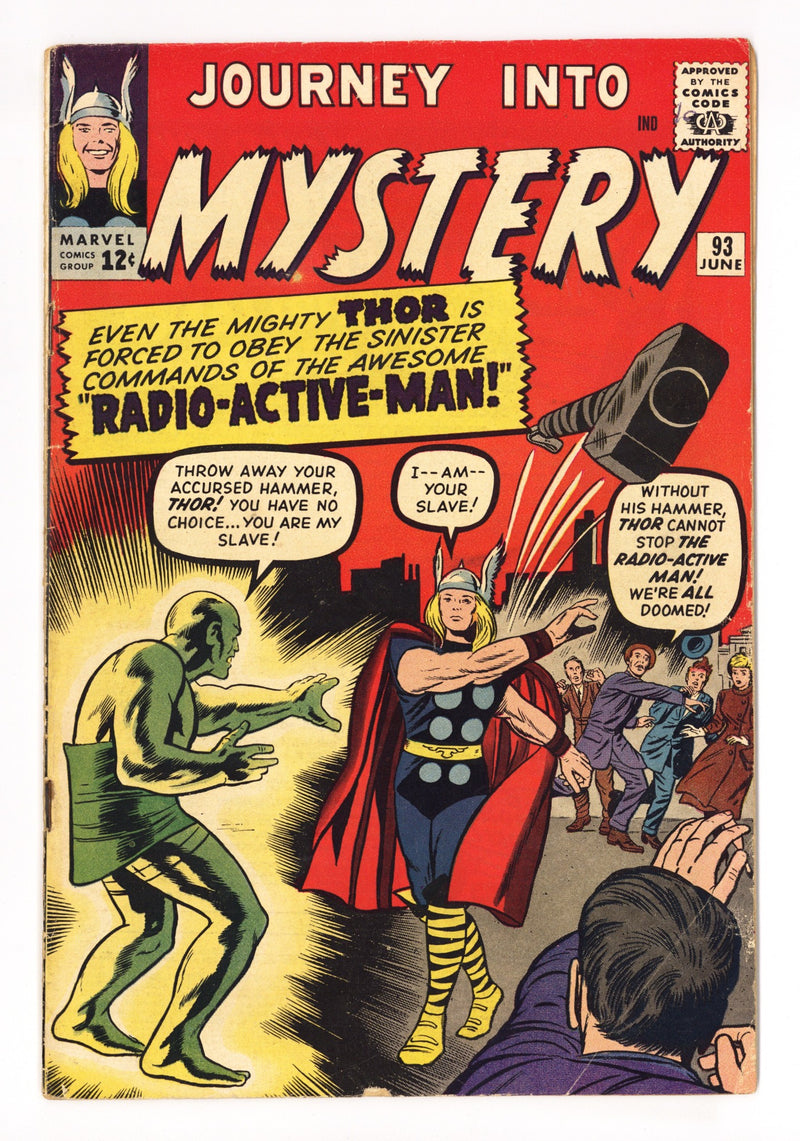 Journey into Mystery Vol 1 93 VG+ (4.5) (1963)