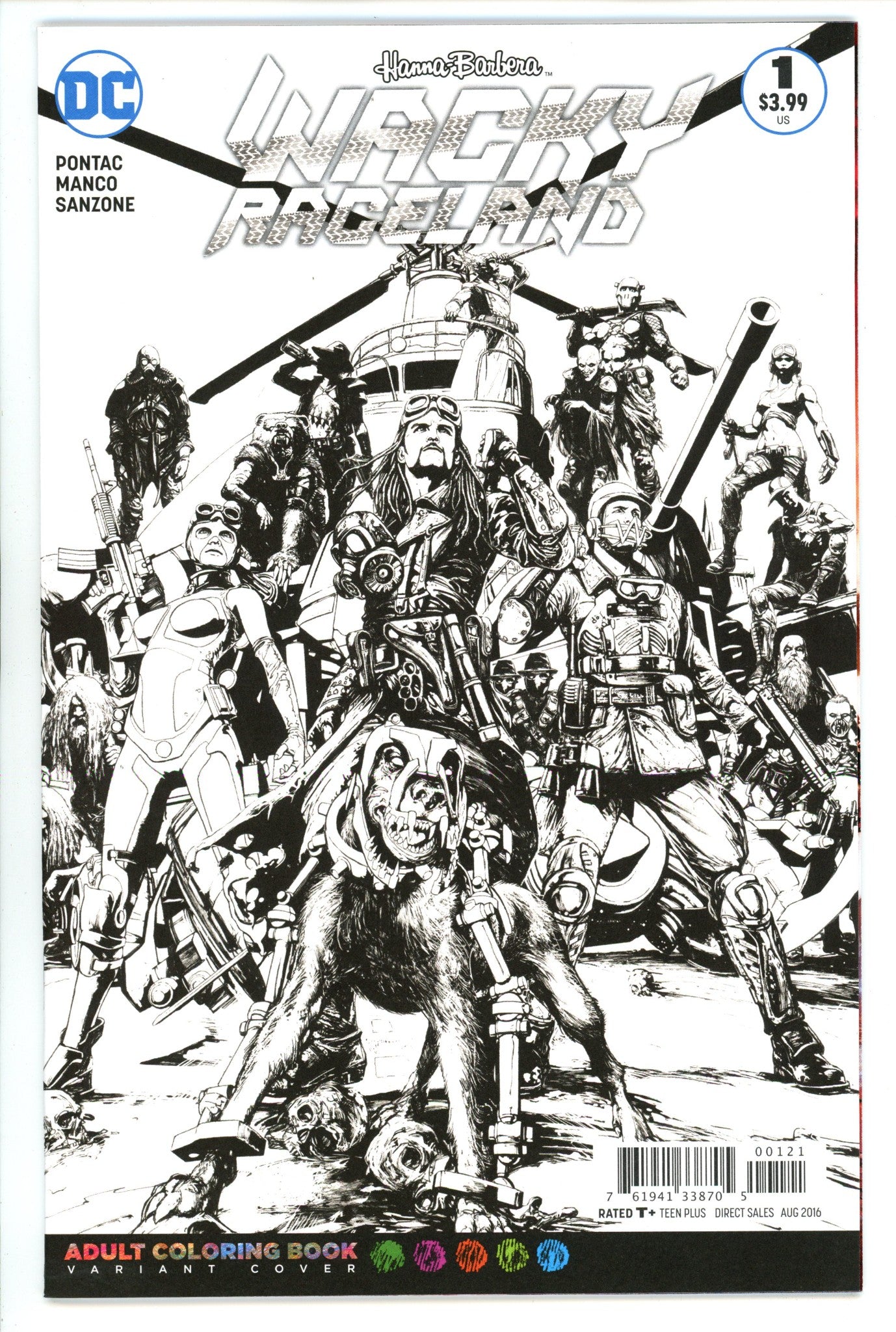 Wacky Raceland 1 High Grade (2016) Book Variant 