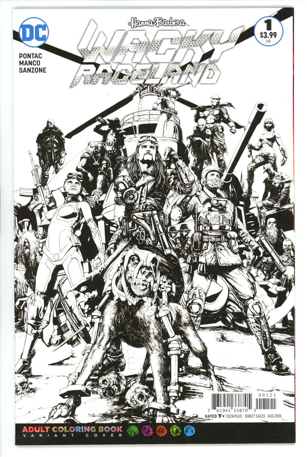 Wacky Raceland 1 High Grade (2016) Book Variant