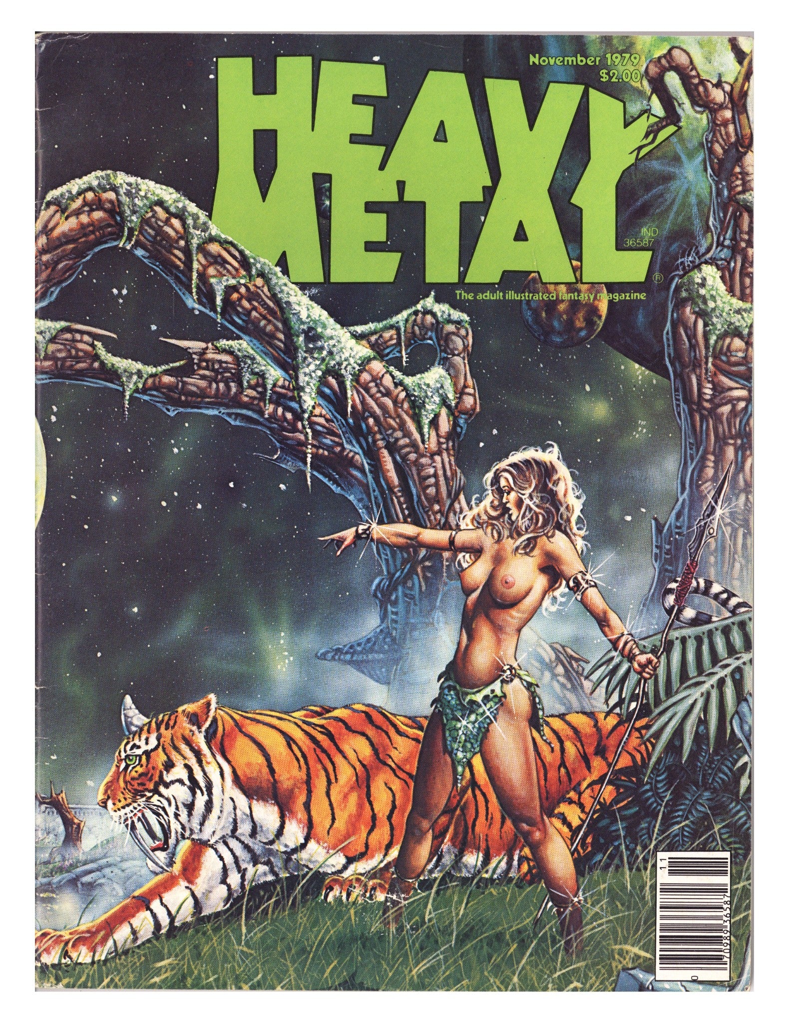 Heavy Metal Magazine Vol 3 7 Low Grade (1979) Canadian Price Variant 