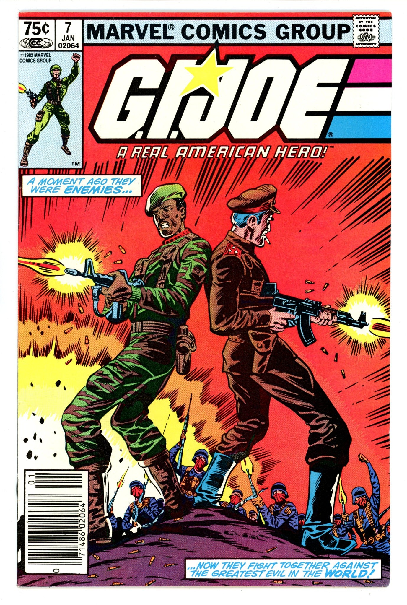 G.I. Joe, A Real American Hero 7 FN+ (6.5) (1983) Canadian Price Variant 
