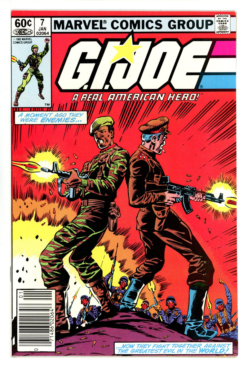 G.I. Joe, A Real American Hero 7 VF+ (8.5) (1983) Newsstand 