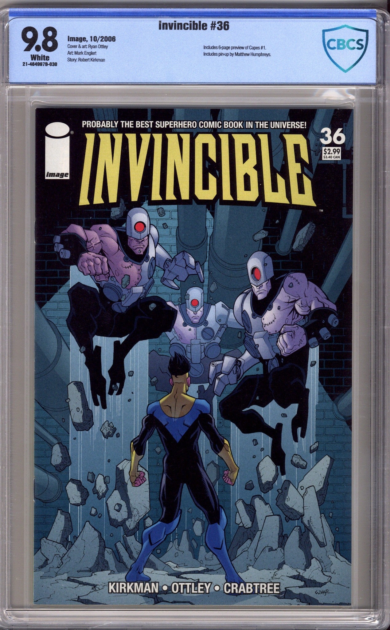 Invincible 36 CBCS 9.8 (NM/M) (2006) 