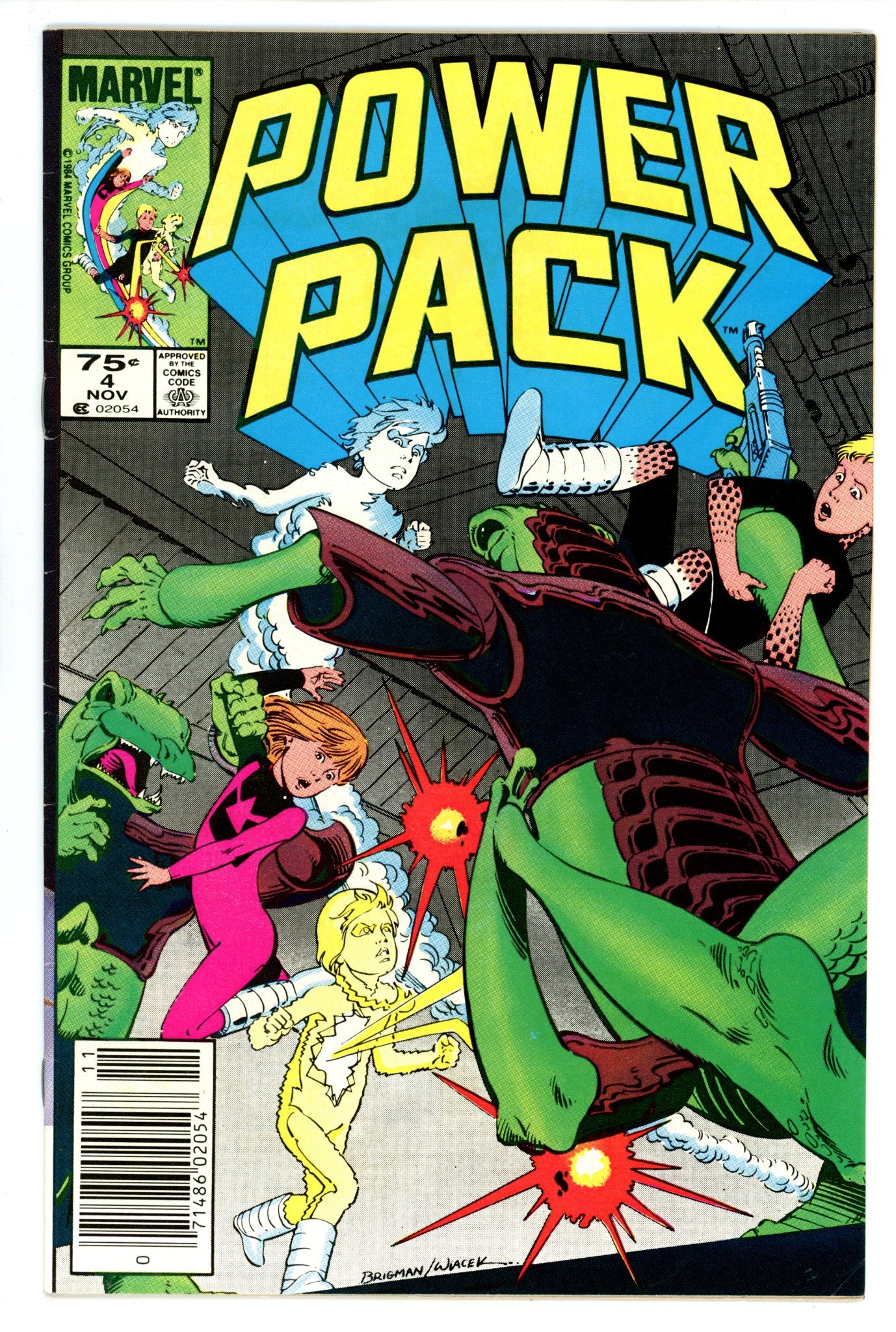 Power Pack Vol 1 4 FN- (5.5) (1984) Canadian Price Variant 