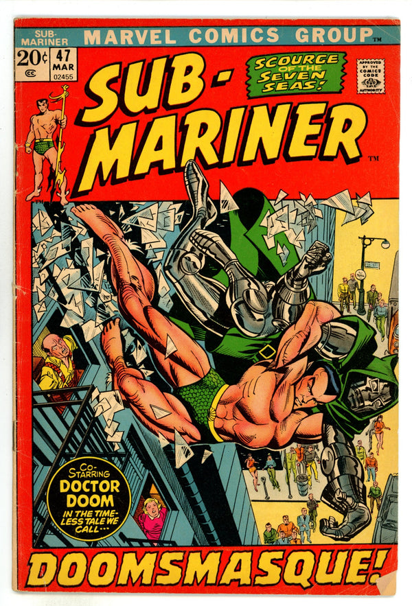 Sub-Mariner Vol 1 47 VG (4.0) (1972)