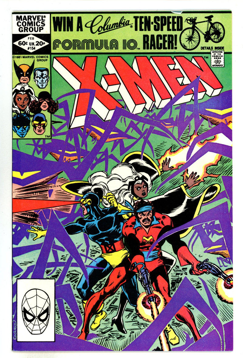 The Uncanny X-Men Vol 1 154 Mid Grade (1982) 