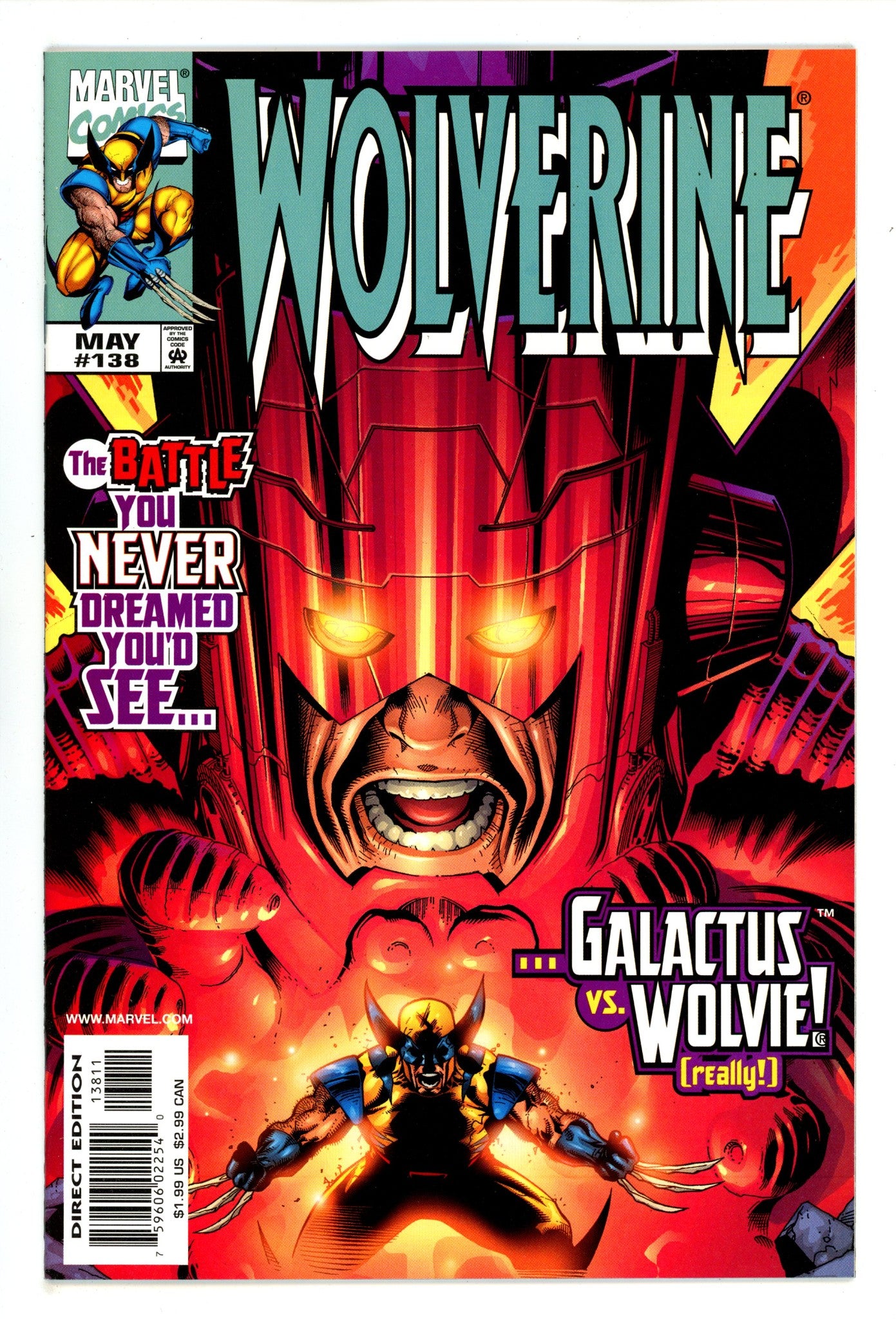 Wolverine Vol 2 138 High Grade (1999) 