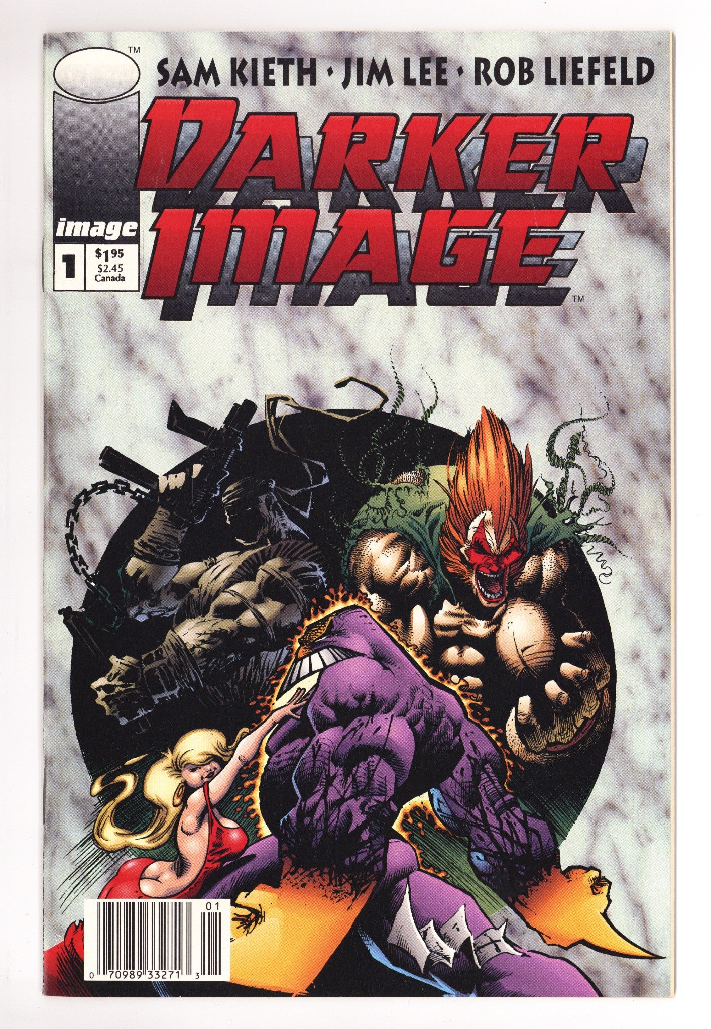 Darker Image 1 VF+ (8.5) (1993) Newsstand 