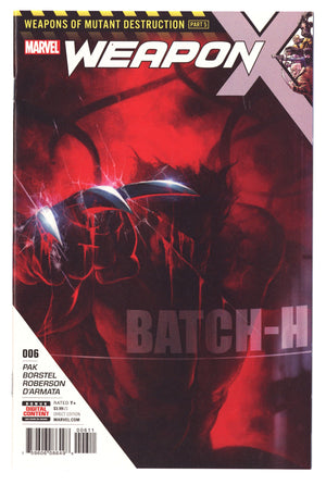 Weapon X Vol 3 6 High Grade (2017)