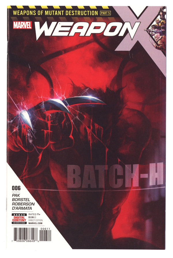Weapon X Vol 3 6 High Grade (2017)