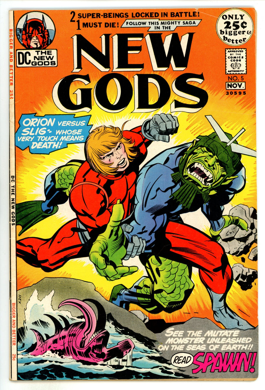 The New Gods Vol 1 5  VG/FN (5.0)  (1971)  