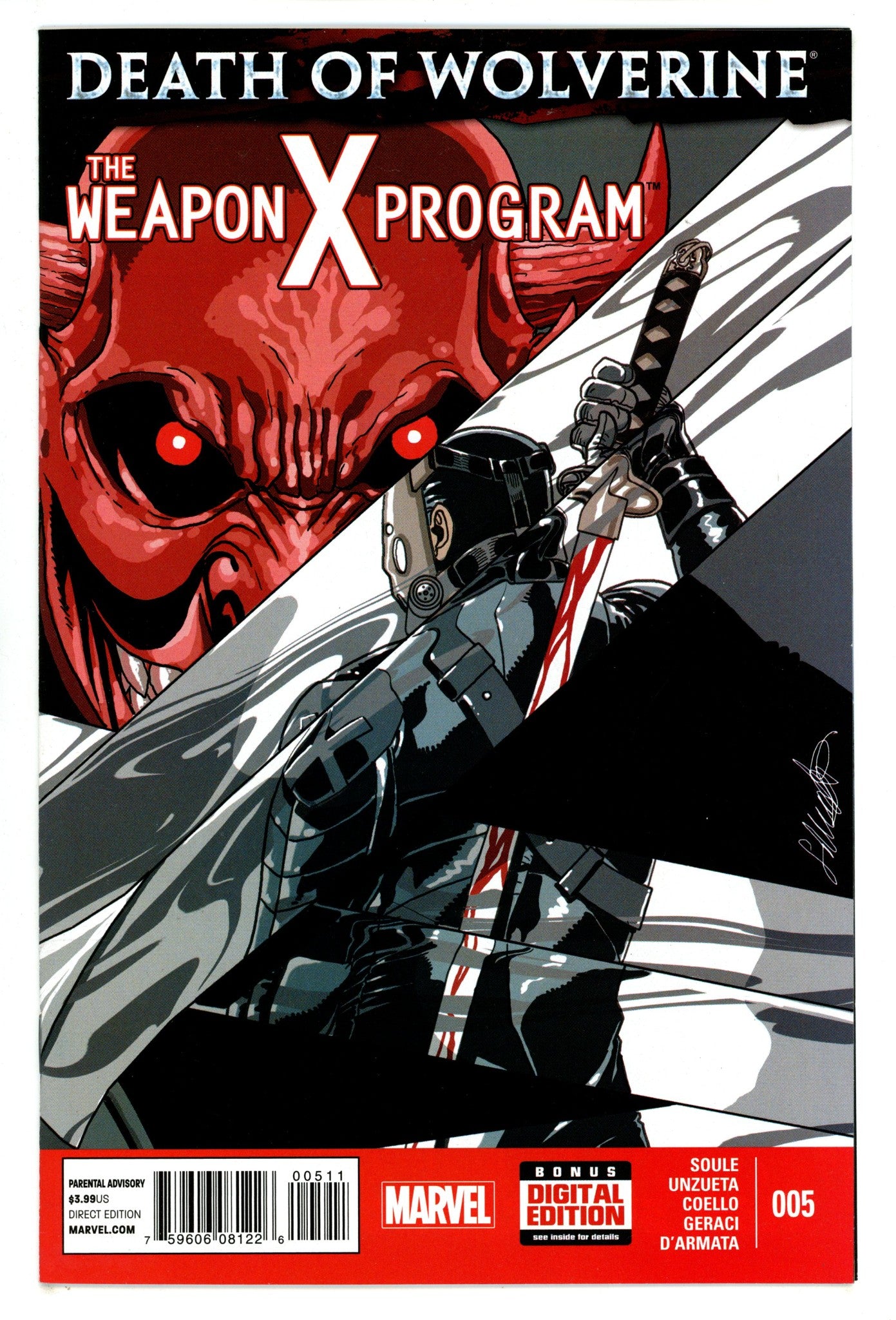 Death of Wolverine: The Weapon X Program 5 High Grade (2015) 