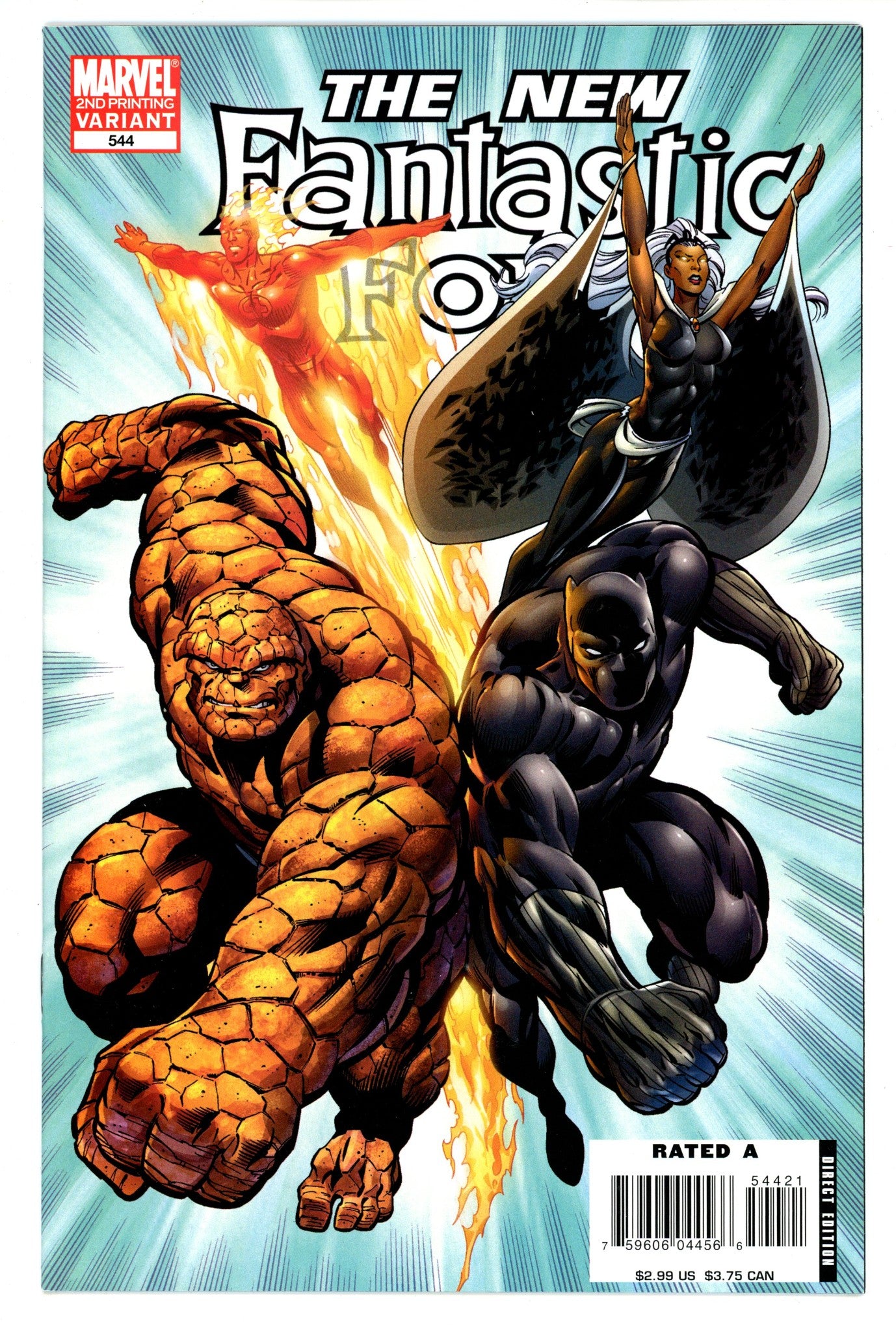 Fantastic Four Vol 3 544 High Grade (2007) 2nd Print 