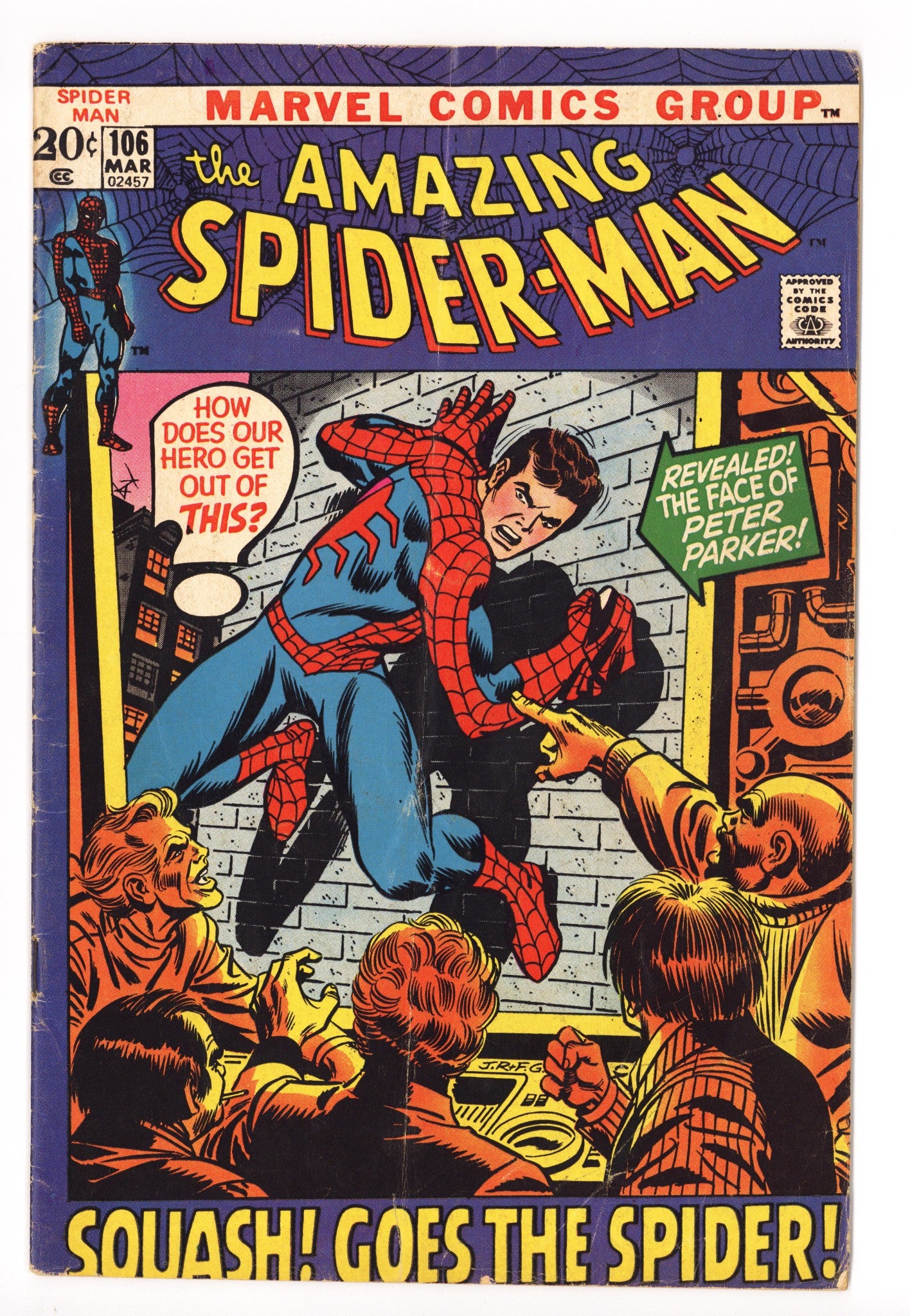 The Amazing Spider-Man Vol 1 106 GD/VG (3.0) (1972) 