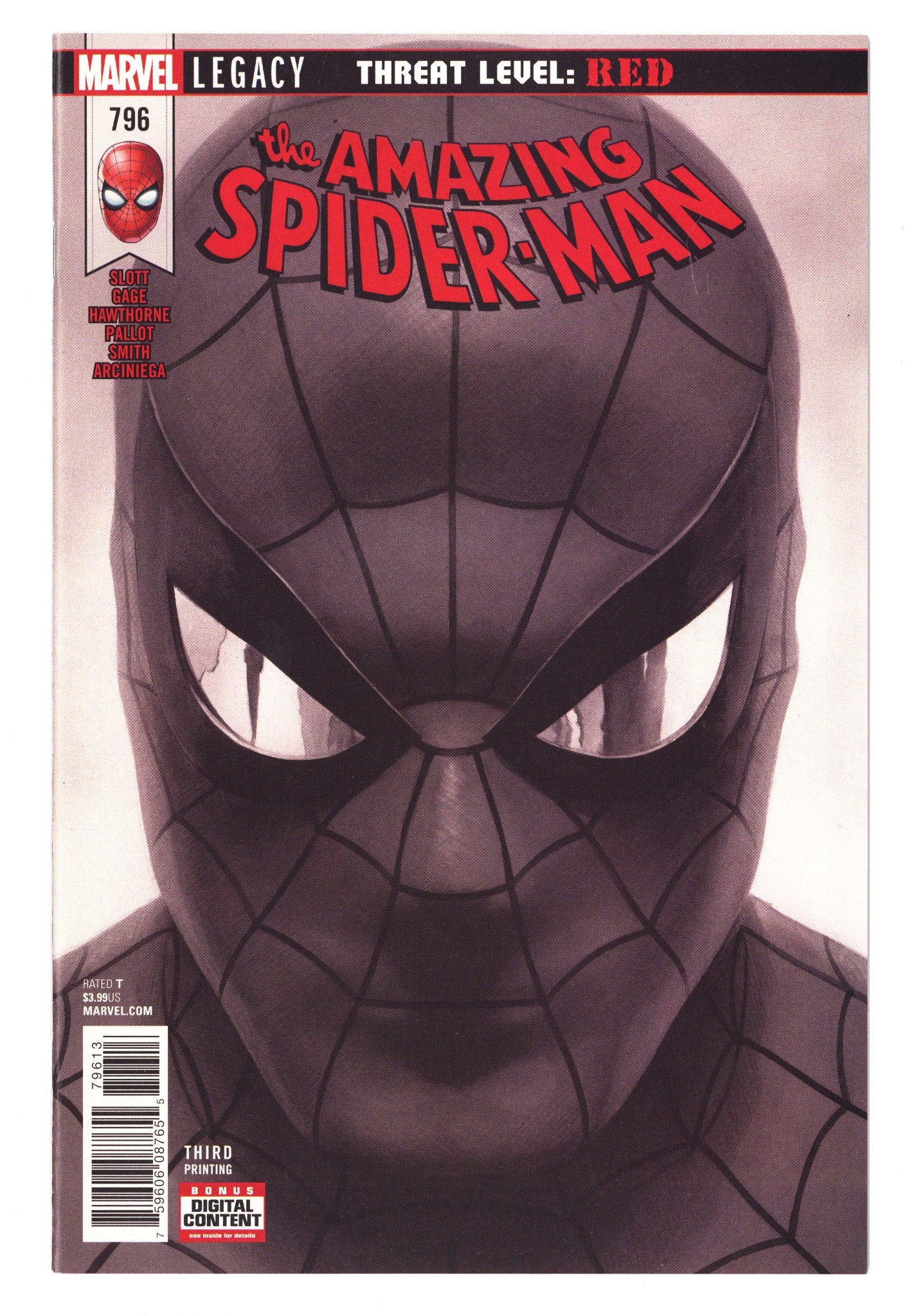 Amazing Spider-Man Vol 4 796 High Grade (2018) 3rd Print 
