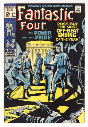 Fantastic Four Vol 1 87  FN (6.0)   (1969)