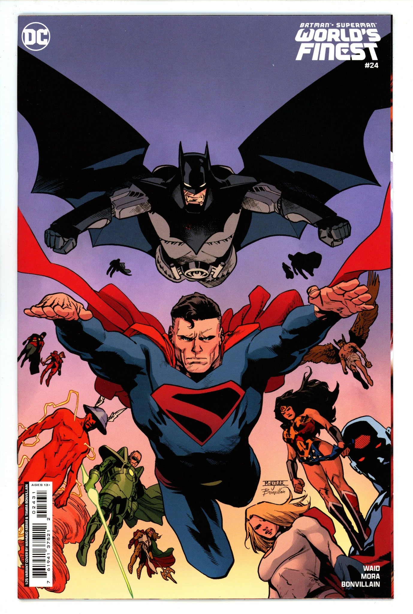 Batman Superman Worlds Finest 24 Asrar Incentive Variant NM+ (2024)