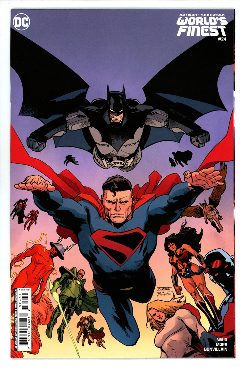 Batman Superman Worlds Finest 24 Asrar Incentive Variant NM+ (2024)