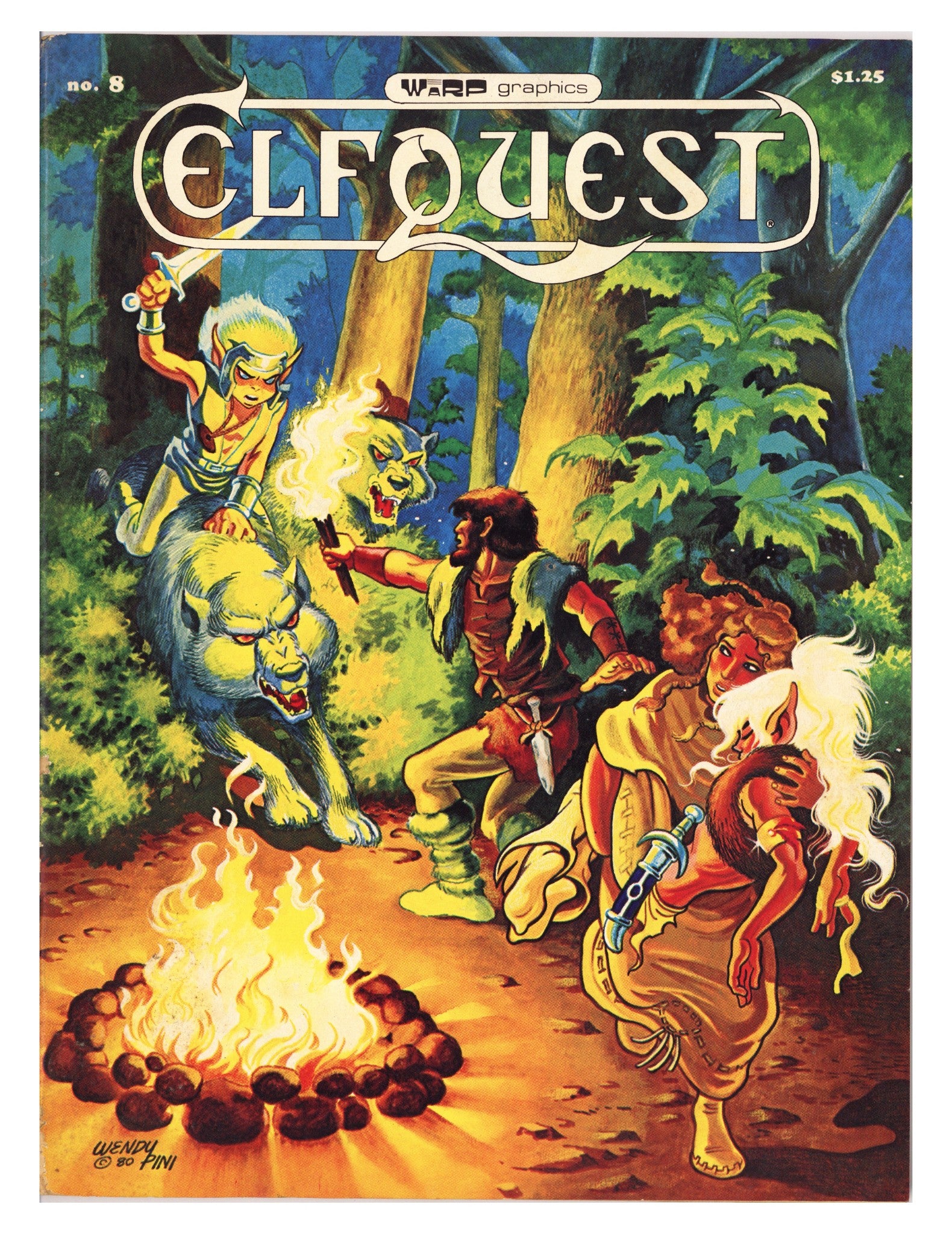 ElfQuest 8 Very Low Grade (1980) 