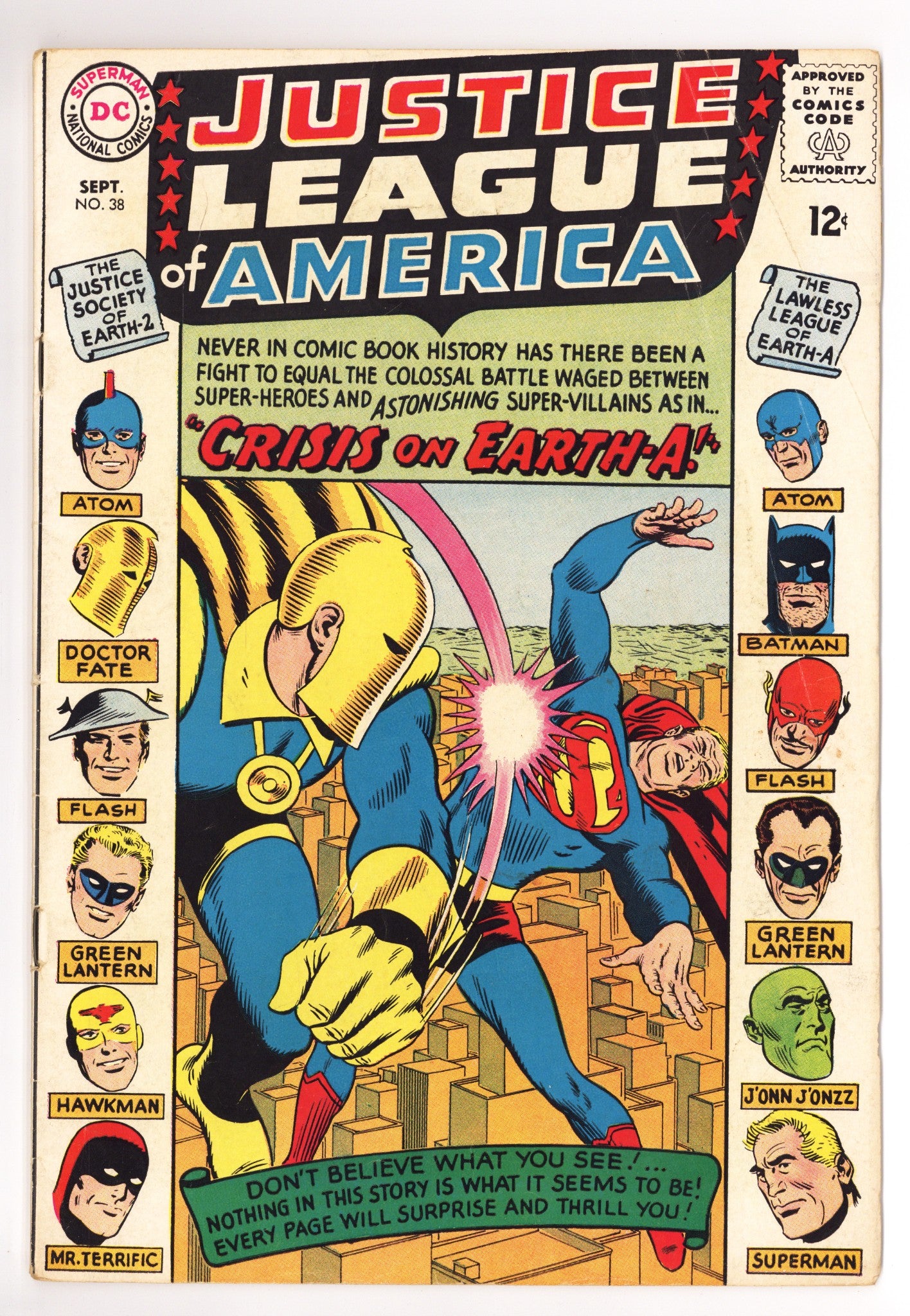 Justice League of America Vol 1 38 VG (4.0) (1965) 