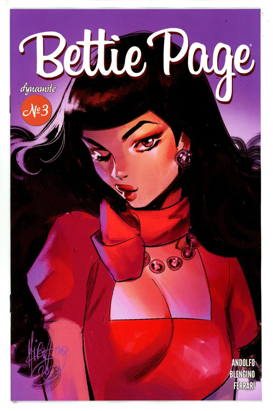 Bettie Page Vol 4 3 Andolfo Variant (2023)