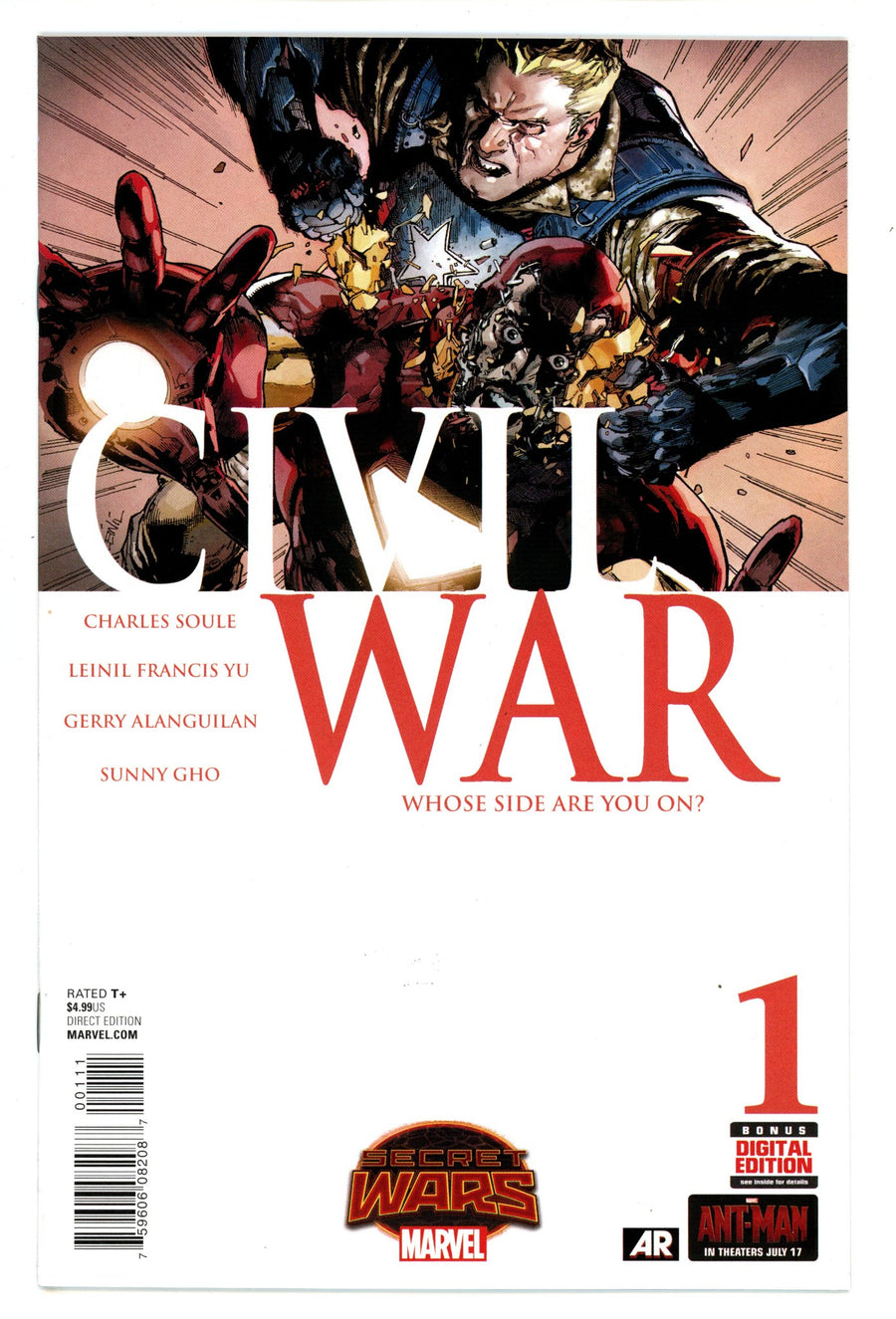 Civil War Vol 2 1 High Grade (2015) 